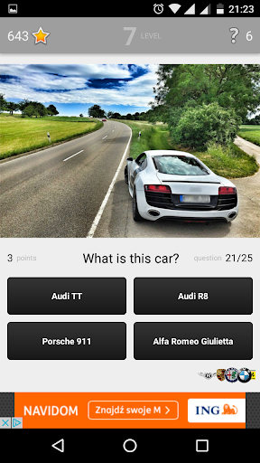 Cars Quiz Free - عکس بازی موبایلی اندروید