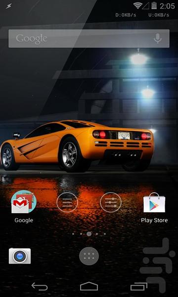 پس زمینه زنده ماشین 3D - Image screenshot of android app