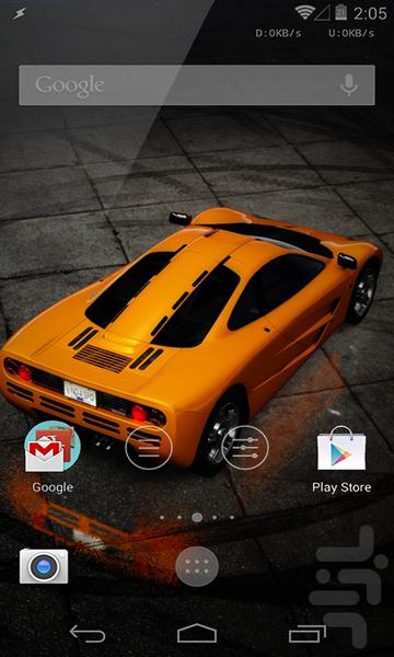 پس زمینه زنده ماشین 3D - Image screenshot of android app