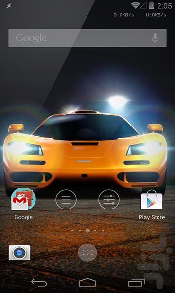 پس زمینه زنده ماشین 3D - Image screenshot of android app