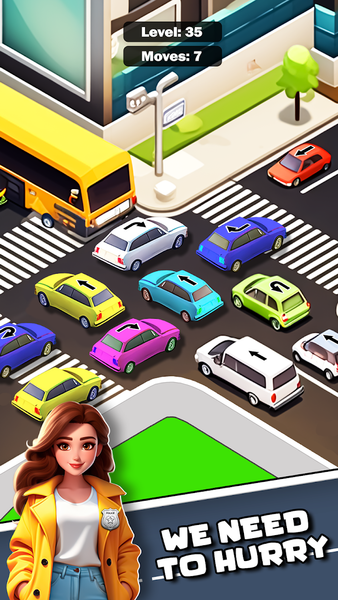 Car Slider : Clear the Roads - Gameplay image of android game