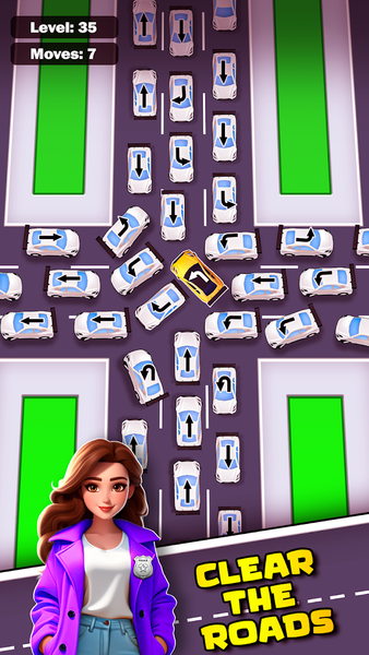 Car Slider : Clear the Roads - Gameplay image of android game