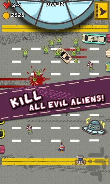 Car Smash Aliens - Gameplay image of android game