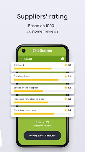 Cars-scanner - car rental - Image screenshot of android app