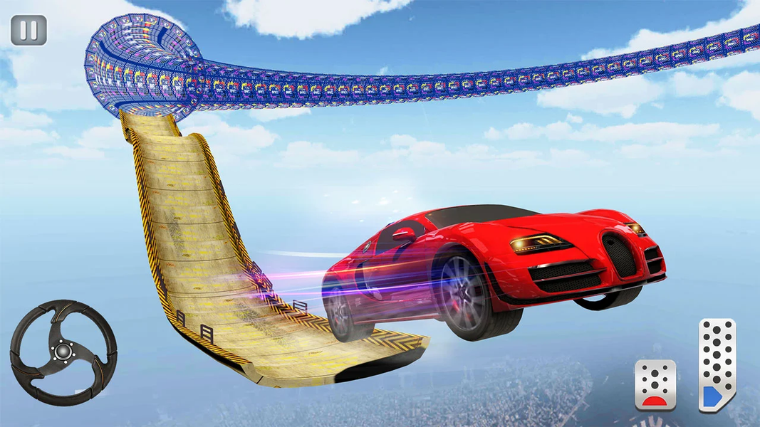 Mega Car Stunt Game: Car Games - Gameplay image of android game