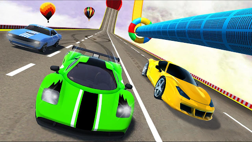 Mega Ramp Crazy Taxi Stunt Simulator 3D Racing Game: Free Cars