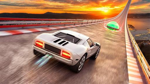 Ultimate Car stunts Simulator - Mega Ramp Racing - Gameplay image of android game
