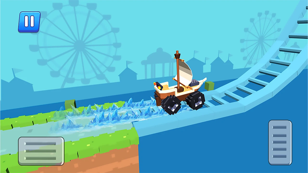 Truck Sprint 3D-Swing Racing - Gameplay image of android game