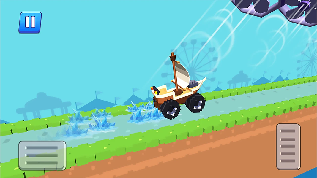 Truck Sprint 3D-Swing Racing - Gameplay image of android game