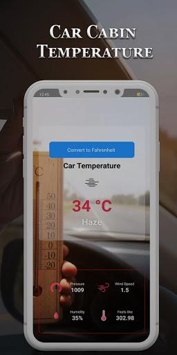 Car Temperature Thermometer - Image screenshot of android app