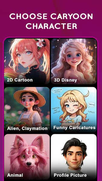 Cartoon Art: AI Photo Editor - عکس برنامه موبایلی اندروید