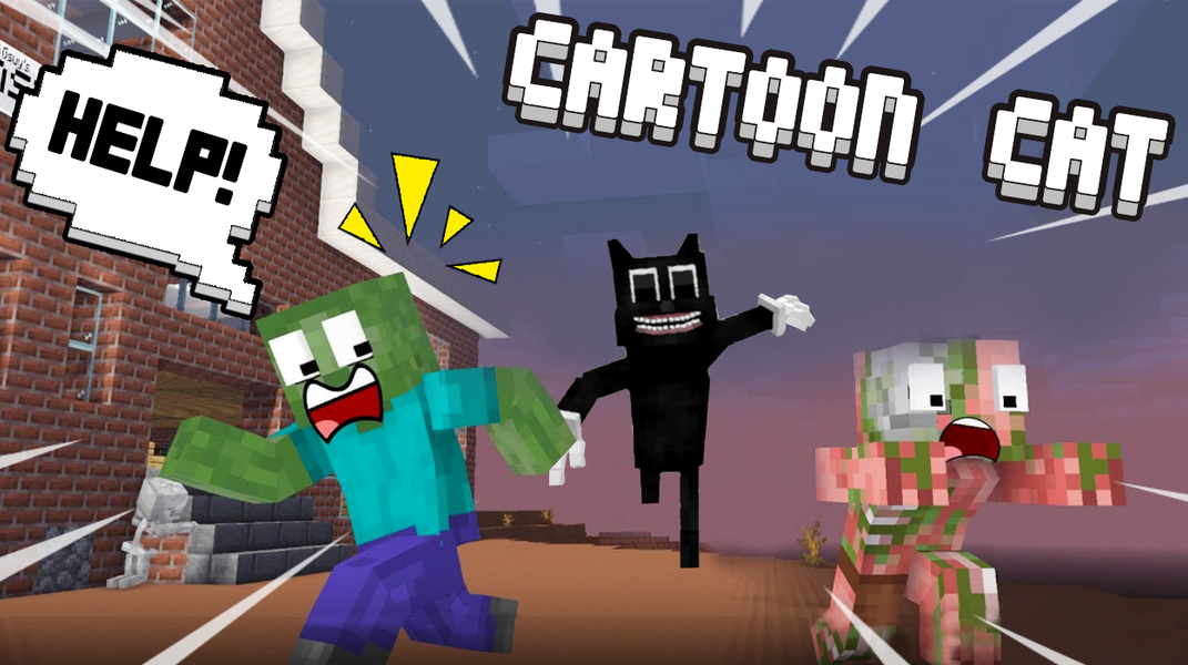 Cartoon Cat Game Horror Mod - عکس برنامه موبایلی اندروید
