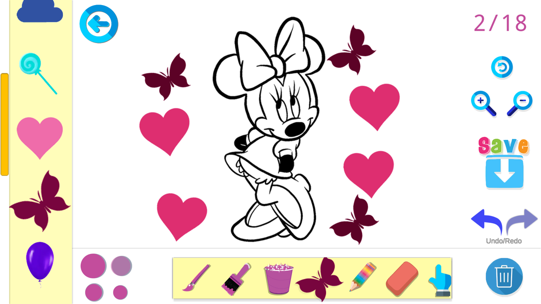 cartoon coloring - Image screenshot of android app