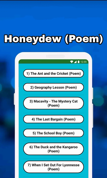 8th Class English Solution MCQ - Image screenshot of android app