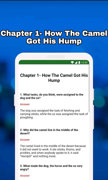 8th Class English Solution MCQ - Image screenshot of android app
