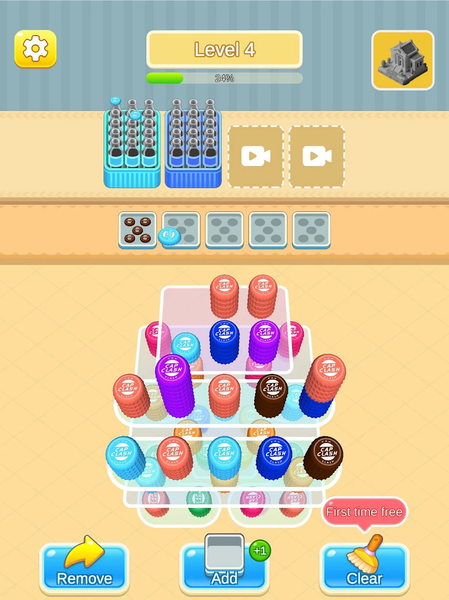 Casual bottle Matching - Gameplay image of android game