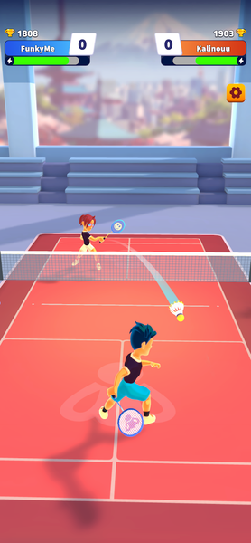 SMASH Badminton - Gameplay image of android game