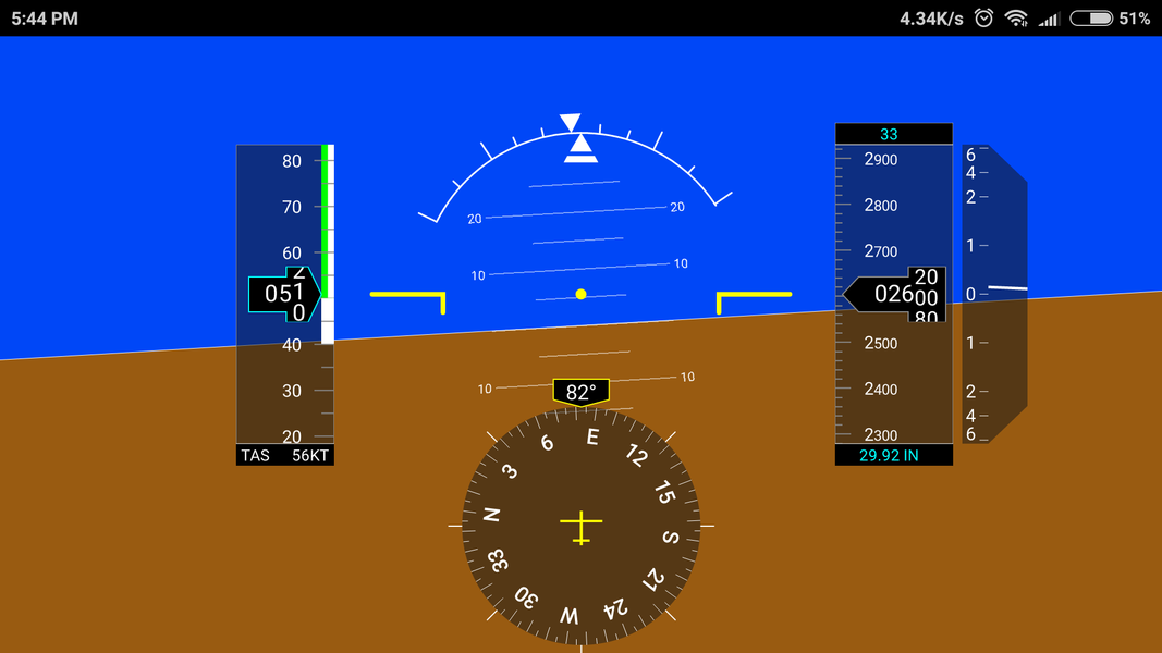 Flight Simulator Display - عکس برنامه موبایلی اندروید