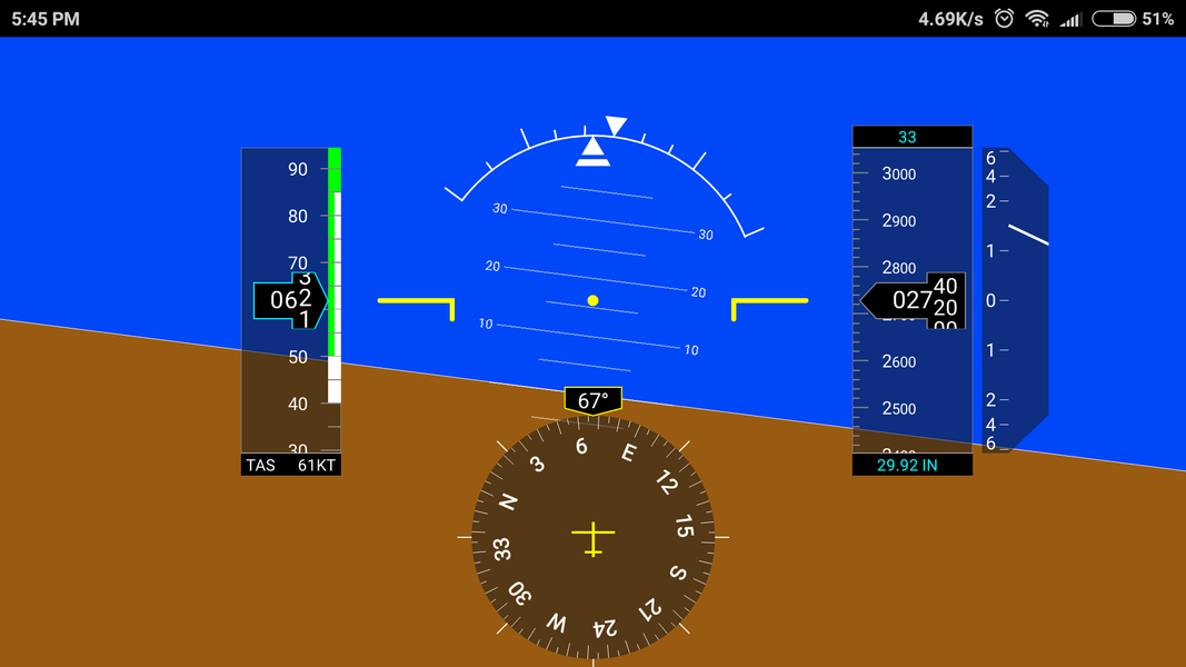 Flight Simulator Display - عکس برنامه موبایلی اندروید