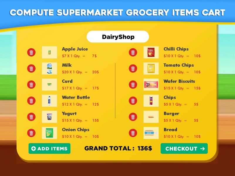Idle Hypermarket Cash Register - Gameplay image of android game