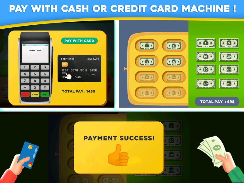 Idle Hypermarket Cash Register - Gameplay image of android game