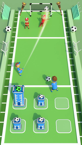 Kick Merge: Soccer Game 3D - Gameplay image of android game