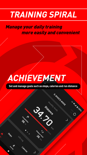 G-SHOCK MOVE - عکس برنامه موبایلی اندروید