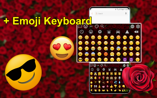 Rose Keyboard Themes 🌹 - عکس برنامه موبایلی اندروید