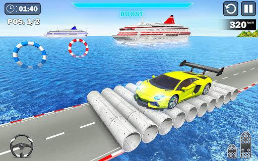 GT Mega Ramp Stunts: Car Racing Games- Car Games - Gameplay image of android game