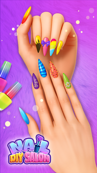 Nail Art Salon - Girls Game - عکس بازی موبایلی اندروید