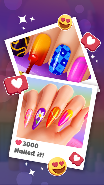 Nail Art Salon - Girls Game - عکس بازی موبایلی اندروید