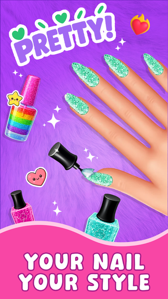 Nail Salon ۳D – Acrylic Art - عکس بازی موبایلی اندروید