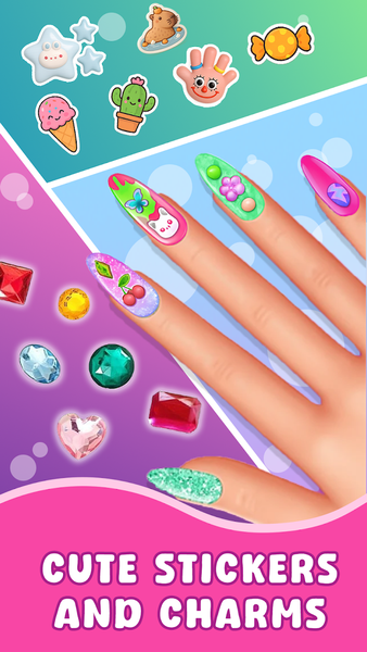 Nail Salon ۳D – Acrylic Art - عکس بازی موبایلی اندروید