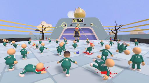 Squid Challenge: Survival Game - Gameplay image of android game