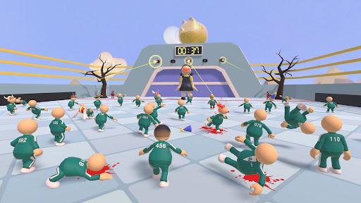 Squid Challenge: Survival Game - Gameplay image of android game