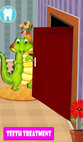 Jungle Animal Dentist Game - Gameplay image of android game