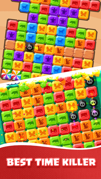 Pop Block: Match The Animals - عکس بازی موبایلی اندروید