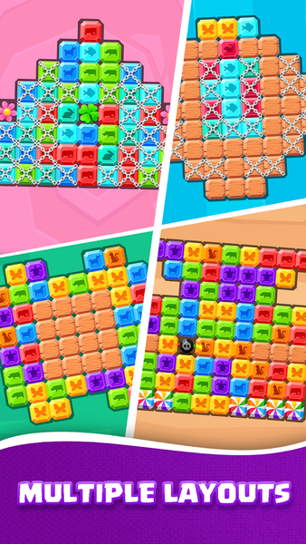 Pop Block: Match The Animals - عکس بازی موبایلی اندروید