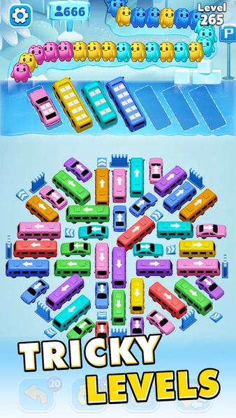 Bus Puzzle: Brain Games - Gameplay image of android game