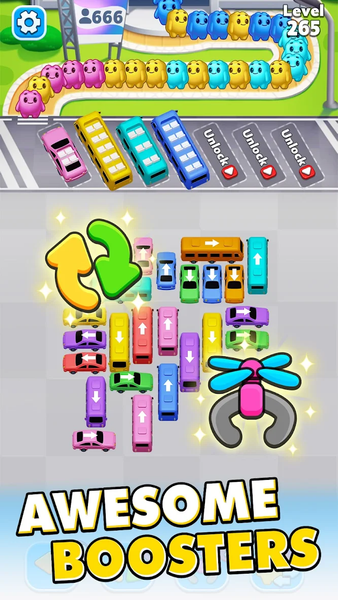 Bus Puzzle: Brain Games - Gameplay image of android game