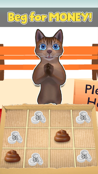 Cat Life: Merge Money - Gameplay image of android game