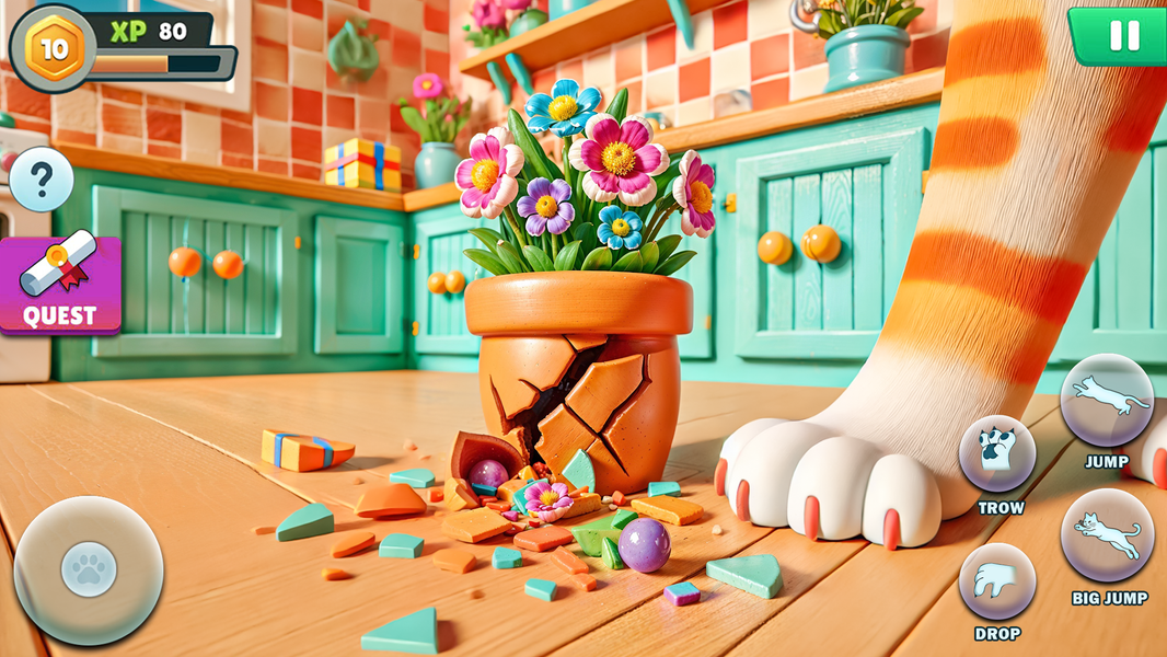 Angry Gran VS Naughty Cat Sim - عکس بازی موبایلی اندروید