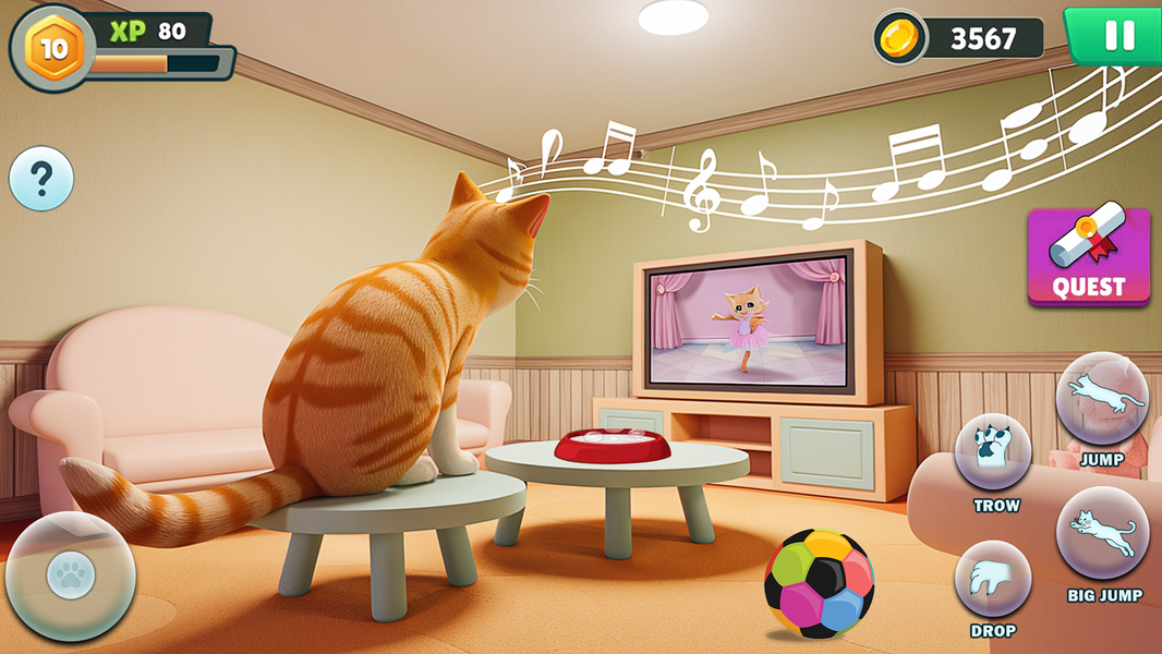 Angry Gran VS Naughty Cat Sim - عکس بازی موبایلی اندروید