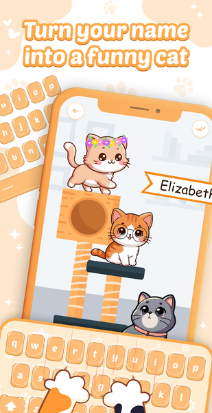 Cat Language Keyboard Filter - عکس برنامه موبایلی اندروید