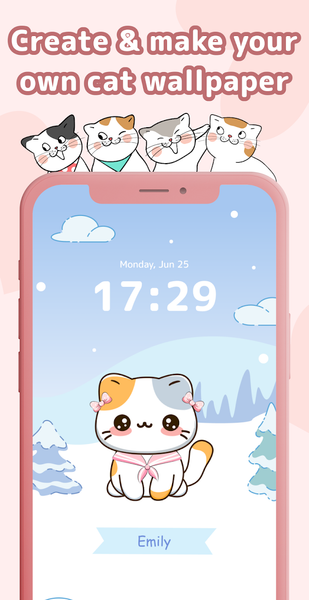 Cat Language Keyboard - عکس برنامه موبایلی اندروید