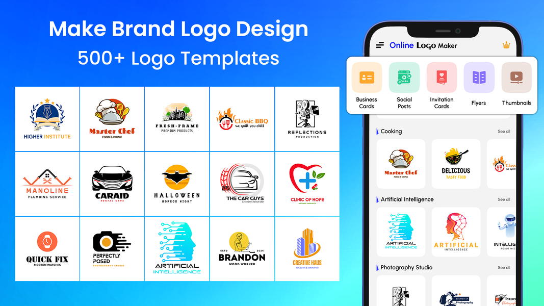 Logo Maker Design-Logo Creator - Image screenshot of android app