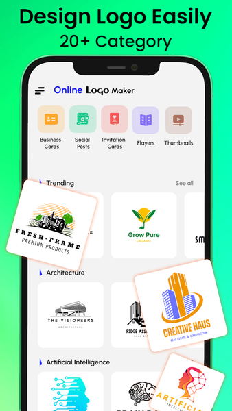Logo Maker Design-Logo Creator - Image screenshot of android app