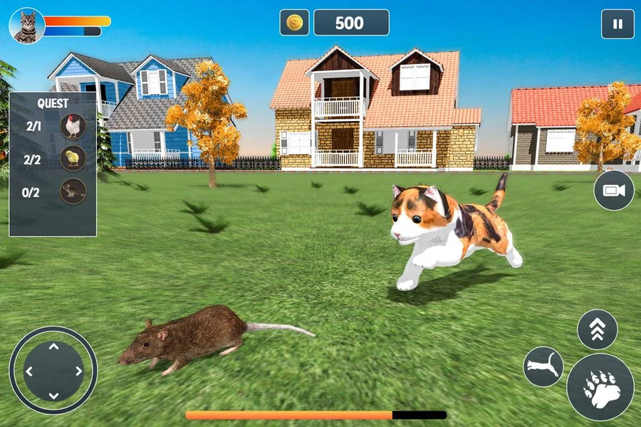 Cat Family Simulator: Life Sim - Gameplay image of android game