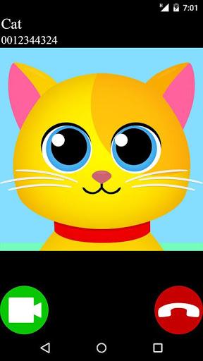 fake call video cat 2 game - Gameplay image of android game