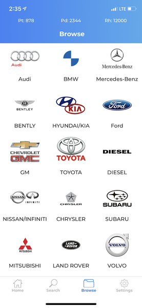 Catalytic Converter Database - عکس برنامه موبایلی اندروید